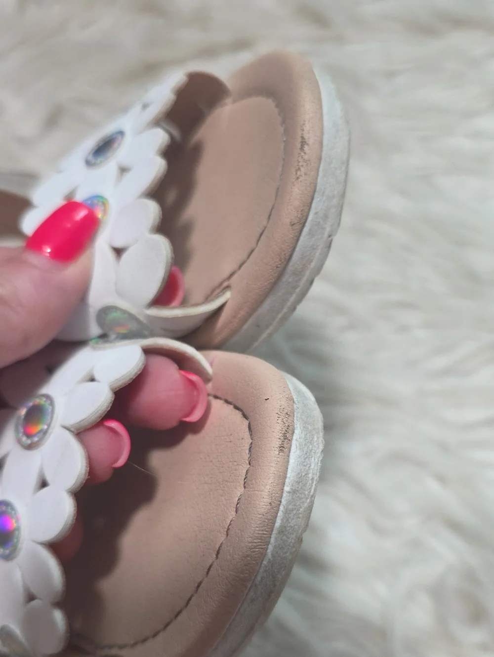 Rachel Shoes Floral Sandals- 11T